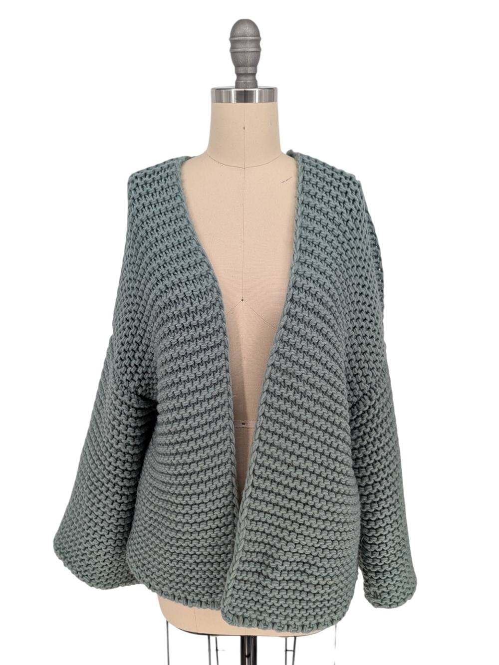 Anthropologie Knitted & Knotted Cozy Chunky Open Cardigan Sweater size Small